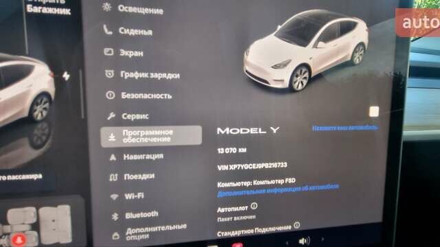 Белый Тесла Model Y, объемом двигателя 0 л и пробегом 13 тыс. км за 29500 $, фото 13 на Automoto.ua