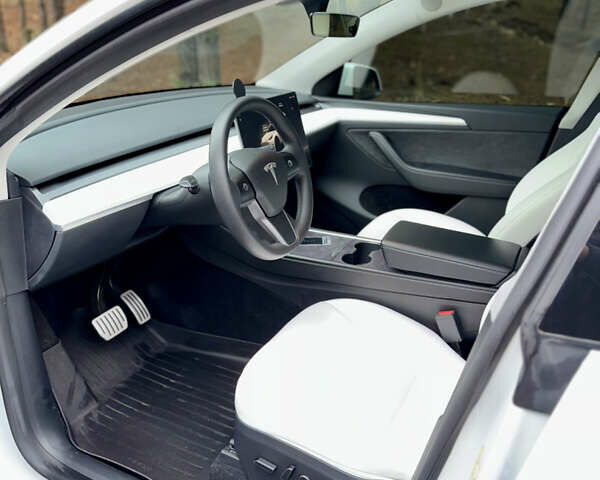 Белый Тесла Model Y, объемом двигателя 0 л и пробегом 57 тыс. км за 32700 $, фото 10 на Automoto.ua
