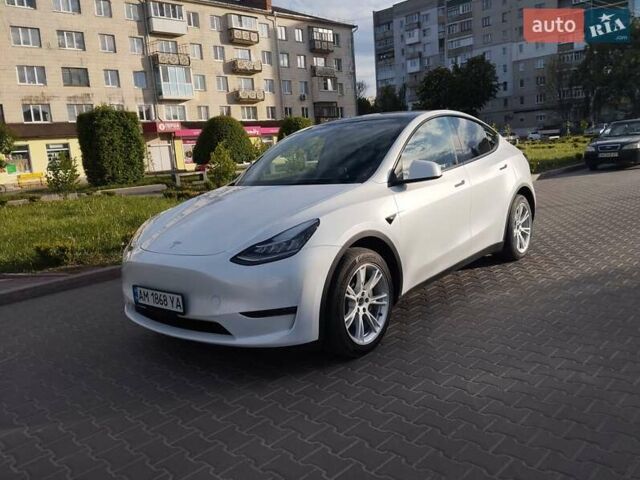 Белый Тесла Model Y, объемом двигателя 0 л и пробегом 31 тыс. км за 25500 $, фото 1 на Automoto.ua