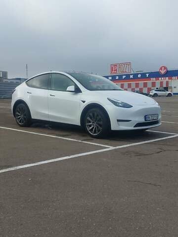 Белый Тесла Model Y, объемом двигателя 0 л и пробегом 93 тыс. км за 35500 $, фото 13 на Automoto.ua