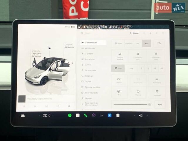 Белый Тесла Model Y, объемом двигателя 0 л и пробегом 49 тыс. км за 34999 $, фото 18 на Automoto.ua