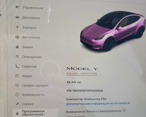 Белый Тесла Model Y, объемом двигателя 0 л и пробегом 47 тыс. км за 32500 $, фото 15 на Automoto.ua
