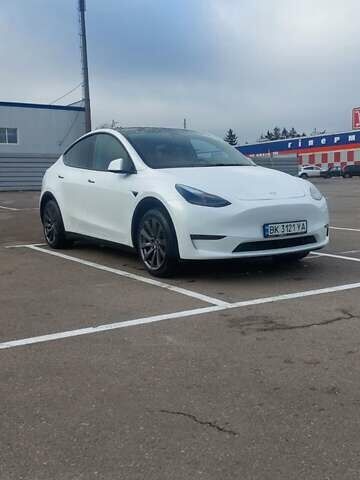 Белый Тесла Model Y, объемом двигателя 0 л и пробегом 93 тыс. км за 35500 $, фото 5 на Automoto.ua