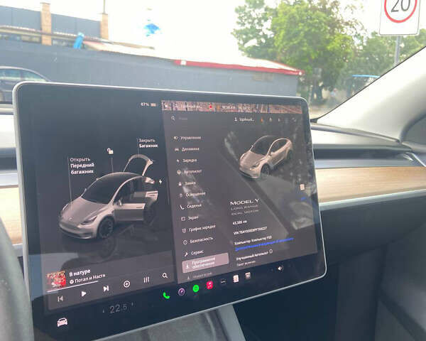 Белый Тесла Model Y, объемом двигателя 0 л и пробегом 43 тыс. км за 26000 $, фото 8 на Automoto.ua