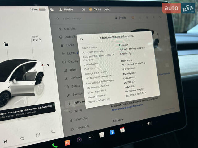 Білий Тесла Model Y, об'ємом двигуна 0 л та пробігом 101 тис. км за 20500 $, фото 34 на Automoto.ua