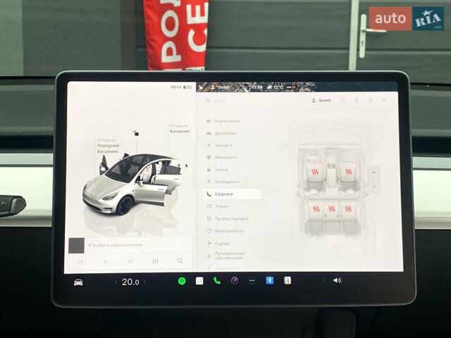 Белый Тесла Model Y, объемом двигателя 0 л и пробегом 49 тыс. км за 34999 $, фото 17 на Automoto.ua
