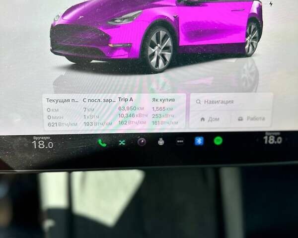 Белый Тесла Model Y, объемом двигателя 0 л и пробегом 63 тыс. км за 27200 $, фото 14 на Automoto.ua