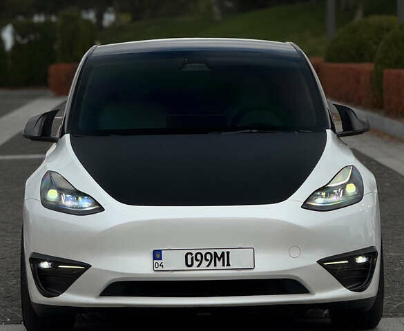 Білий Тесла Model Y, об'ємом двигуна 0 л та пробігом 52 тис. км за 32000 $, фото 1 на Automoto.ua