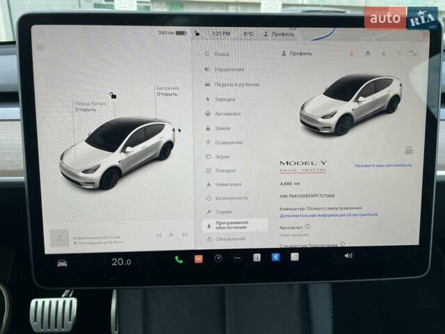 Белый Тесла Model Y, объемом двигателя 0 л и пробегом 4 тыс. км за 29800 $, фото 27 на Automoto.ua