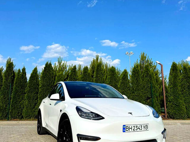 Білий Тесла Model Y, об'ємом двигуна 0 л та пробігом 21 тис. км за 30500 $, фото 1 на Automoto.ua