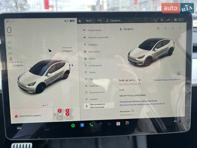 Белый Тесла Model Y, объемом двигателя 0 л и пробегом 25 тыс. км за 42500 $, фото 23 на Automoto.ua