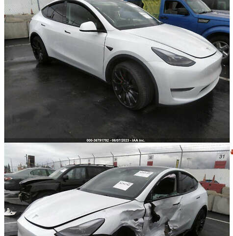 Белый Тесла Model Y, объемом двигателя 0 л и пробегом 4 тыс. км за 29800 $, фото 58 на Automoto.ua