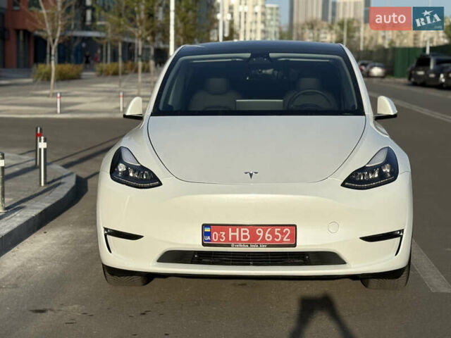 Білий Тесла Model Y, об'ємом двигуна 0 л та пробігом 55 тис. км за 33014 $, фото 5 на Automoto.ua