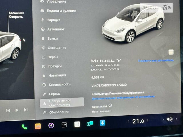 Белый Тесла Model Y, объемом двигателя 0 л и пробегом 4 тыс. км за 39500 $, фото 16 на Automoto.ua