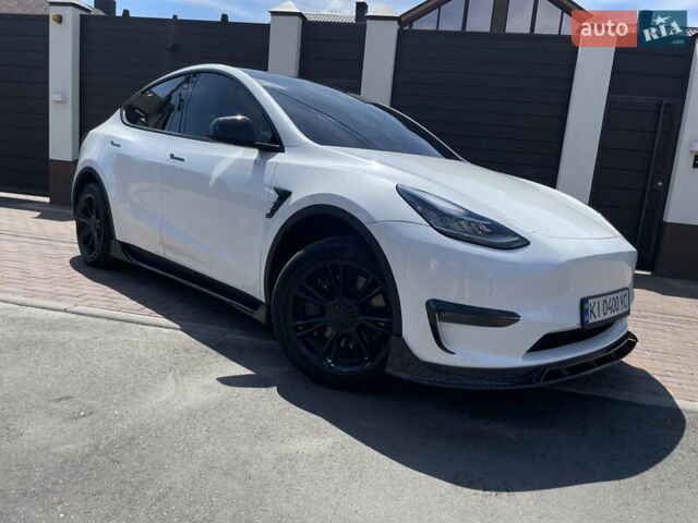 Белый Тесла Model Y, объемом двигателя 0 л и пробегом 13 тыс. км за 26500 $, фото 14 на Automoto.ua