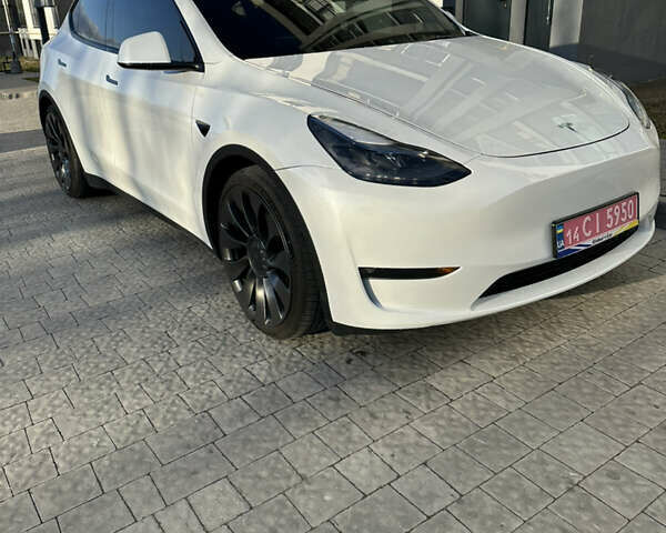 Белый Тесла Model Y, объемом двигателя 0 л и пробегом 73 тыс. км за 23999 $, фото 15 на Automoto.ua