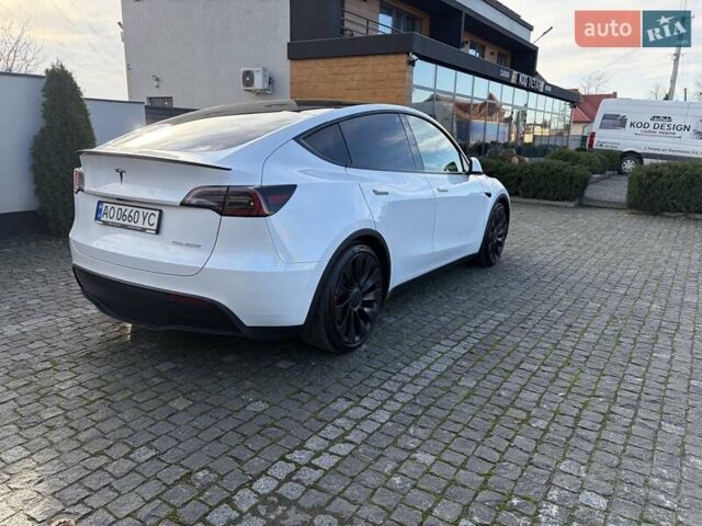 Белый Тесла Model Y, объемом двигателя 0 л и пробегом 47 тыс. км за 32500 $, фото 6 на Automoto.ua