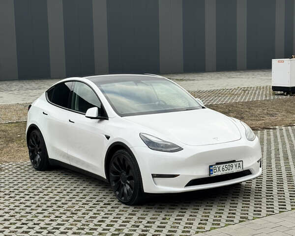 Белый Тесла Model Y, объемом двигателя 0 л и пробегом 45 тыс. км за 29900 $, фото 12 на Automoto.ua