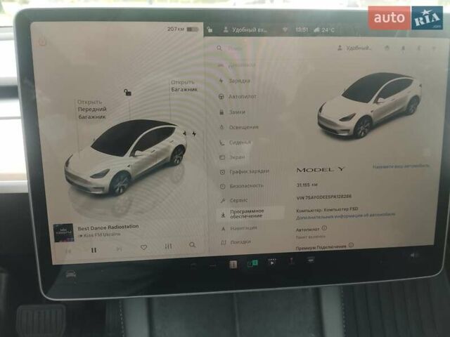 Белый Тесла Model Y, объемом двигателя 0 л и пробегом 31 тыс. км за 25500 $, фото 9 на Automoto.ua
