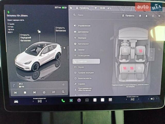 Белый Тесла Model Y, объемом двигателя 0 л и пробегом 17 тыс. км за 28500 $, фото 10 на Automoto.ua