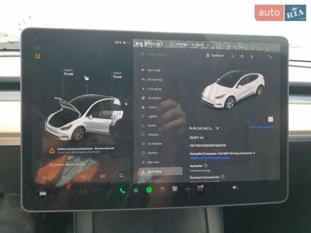 Белый Тесла Model Y, объемом двигателя 0 л и пробегом 36 тыс. км за 18100 $, фото 8 на Automoto.ua
