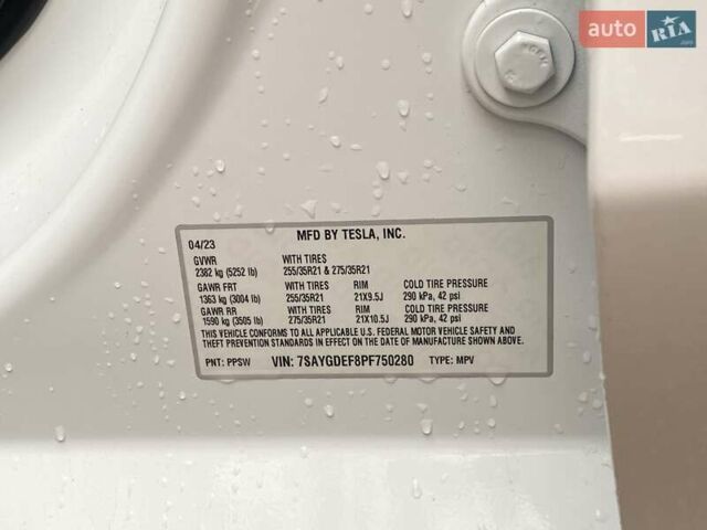 Белый Тесла Model Y, объемом двигателя 0 л и пробегом 49 тыс. км за 34999 $, фото 24 на Automoto.ua