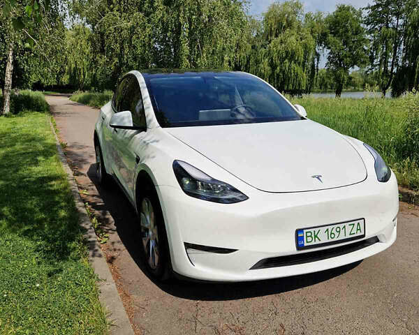 Белый Тесла Model Y, объемом двигателя 0 л и пробегом 3 тыс. км за 32000 $, фото 4 на Automoto.ua