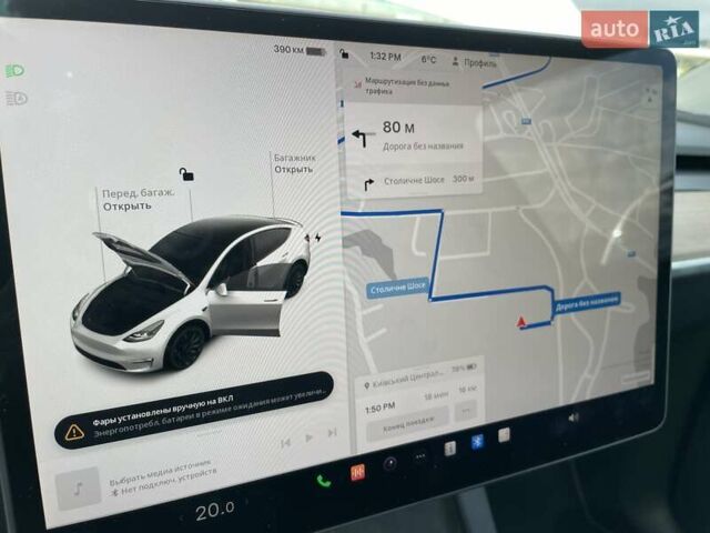 Белый Тесла Model Y, объемом двигателя 0 л и пробегом 4 тыс. км за 29800 $, фото 56 на Automoto.ua