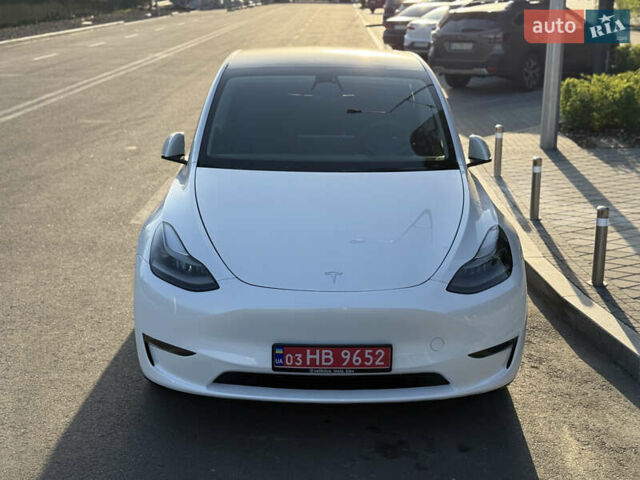 Білий Тесла Model Y, об'ємом двигуна 0 л та пробігом 55 тис. км за 33014 $, фото 19 на Automoto.ua