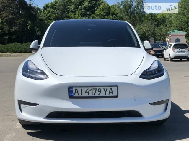 Белый Тесла Model Y, объемом двигателя 0 л и пробегом 7 тыс. км за 35900 $, фото 6 на Automoto.ua