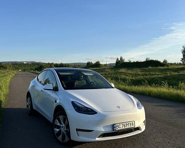 Белый Тесла Model Y, объемом двигателя 0 л и пробегом 1 тыс. км за 33500 $, фото 1 на Automoto.ua