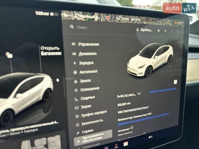Белый Тесла Model Y, объемом двигателя 0 л и пробегом 62 тыс. км за 24999 $, фото 18 на Automoto.ua