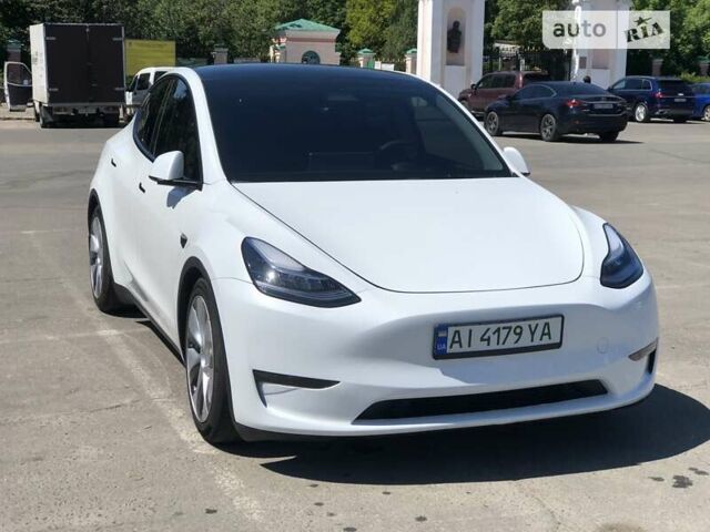 Белый Тесла Model Y, объемом двигателя 0 л и пробегом 7 тыс. км за 35900 $, фото 7 на Automoto.ua