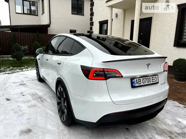 Белый Тесла Model Y, объемом двигателя 0 л и пробегом 25 тыс. км за 42500 $, фото 8 на Automoto.ua