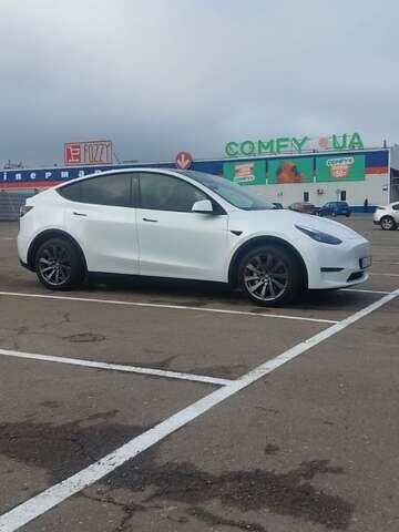 Белый Тесла Model Y, объемом двигателя 0 л и пробегом 93 тыс. км за 35500 $, фото 12 на Automoto.ua