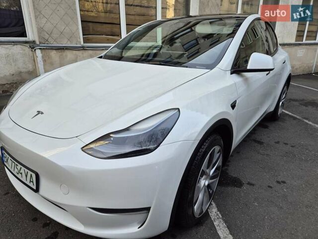 Білий Тесла Model Y, об'ємом двигуна 0 л та пробігом 67 тис. км за 25500 $, фото 1 на Automoto.ua