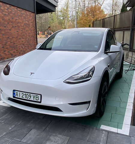 Белый Тесла Model Y, объемом двигателя 0 л и пробегом 42 тыс. км за 29999 $, фото 3 на Automoto.ua