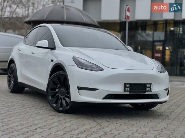 Білий Тесла Model Y, об'ємом двигуна 0 л та пробігом 27 тис. км за 28500 $, фото 9 на Automoto.ua