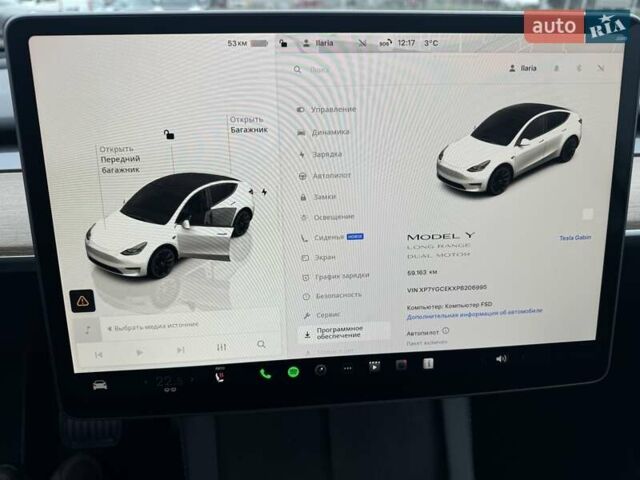 Белый Тесла Model Y, объемом двигателя 0 л и пробегом 59 тыс. км за 31490 $, фото 16 на Automoto.ua