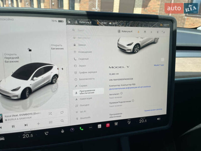 Белый Тесла Model Y, объемом двигателя 0 л и пробегом 13 тыс. км за 26500 $, фото 47 на Automoto.ua