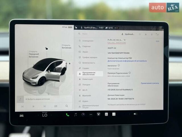 Белый Тесла Model Y, объемом двигателя 0 л и пробегом 24 тыс. км за 32800 $, фото 18 на Automoto.ua
