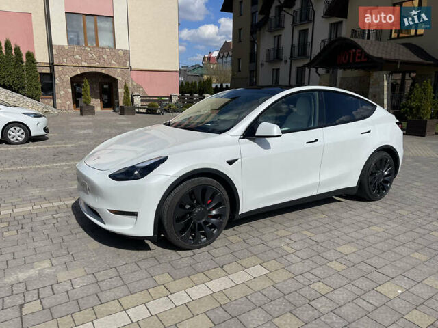 Белый Тесла Model Y, объемом двигателя 0 л и пробегом 20 тыс. км за 25200 $, фото 15 на Automoto.ua