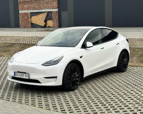 Белый Тесла Model Y, объемом двигателя 0 л и пробегом 45 тыс. км за 29900 $, фото 14 на Automoto.ua