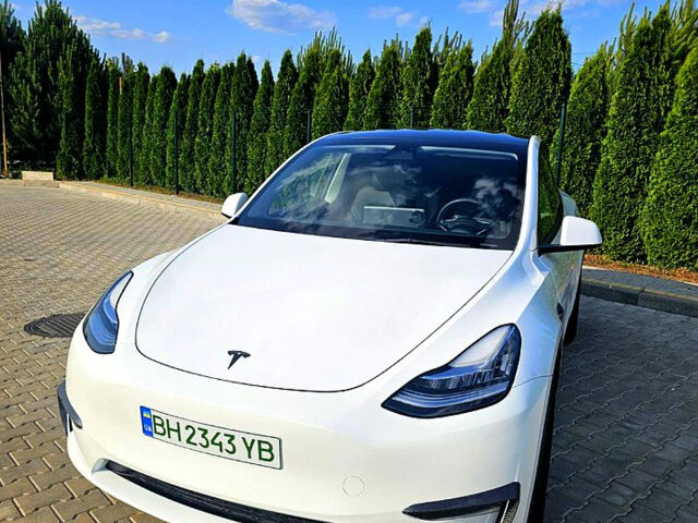 Білий Тесла Model Y, об'ємом двигуна 0 л та пробігом 21 тис. км за 30500 $, фото 2 на Automoto.ua