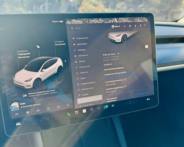 Белый Тесла Model Y, объемом двигателя 0 л и пробегом 57 тыс. км за 26500 $, фото 18 на Automoto.ua