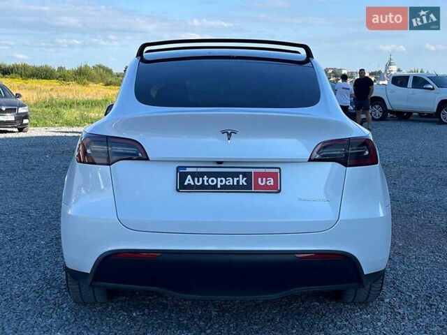 Белый Тесла Model Y, объемом двигателя 0 л и пробегом 34 тыс. км за 30890 $, фото 8 на Automoto.ua