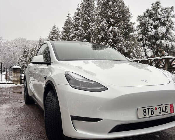 Белый Тесла Model Y, объемом двигателя 0 л и пробегом 16 тыс. км за 30999 $, фото 1 на Automoto.ua