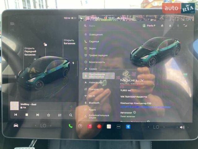 Білий Тесла Model Y, об'ємом двигуна 0 л та пробігом 11 тис. км за 34800 $, фото 26 на Automoto.ua