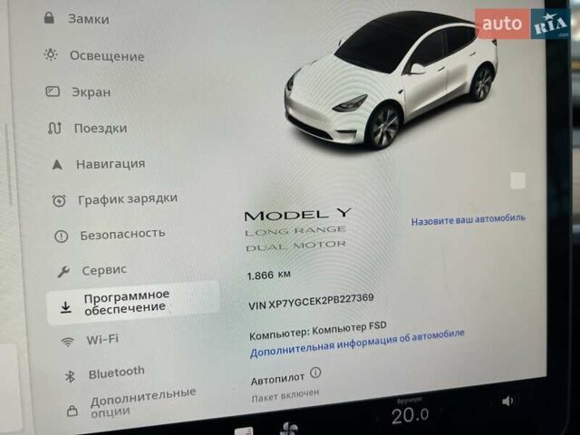 Белый Тесла Model Y, объемом двигателя 0 л и пробегом 2 тыс. км за 34500 $, фото 45 на Automoto.ua