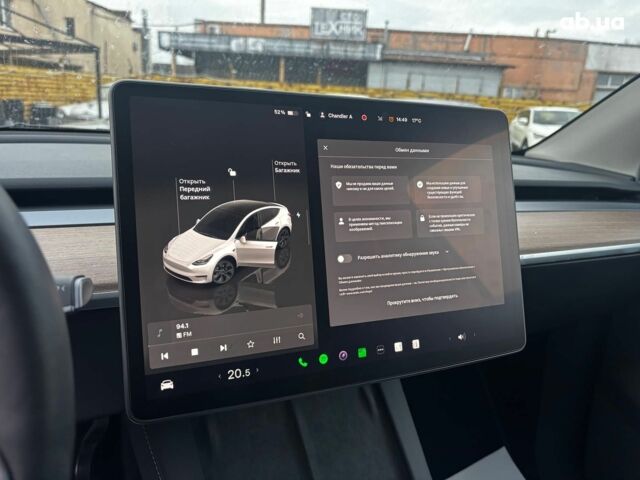 Белый Тесла Model Y, объемом двигателя 0 л и пробегом 25 тыс. км за 33290 $, фото 22 на Automoto.ua